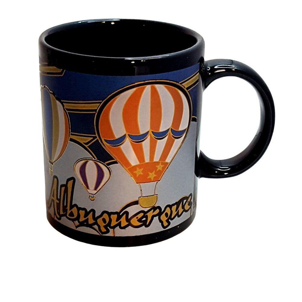 Albuquerque Coffee Mug Hot Air Balloon Fiesta Cup New Mexico‎